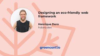 [EN] Designing an eco-friendly web framework