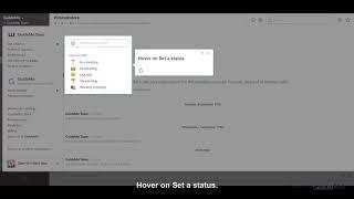 How to Set your Status in Slack @SlackHQ ‏
