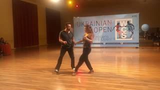 Melissa Rutz & Parker Dearborn West Coast Swing Demo Ukrainian Open 2018