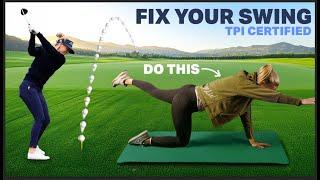 Swing like a GOLF PRO w/ THESE exercises - TPI Workout Routine!!