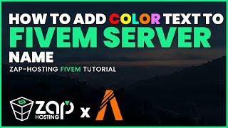 How to add COLORED text to your FiveM Server name | 2023