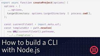 How to build a CLI with Node.js