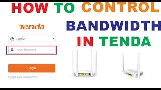 How to set Bandwidth Control in tenda router n301 Urdu/Hindi