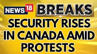 Hindu Temple Attack In Canada | Heavy Security Presence Reported In Brampton Amid Hindu Protest