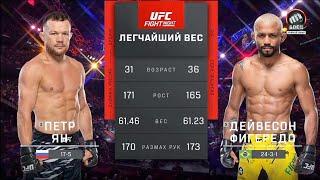 Петр Ян VS Дейвисон Фигередо: Полный бой UFC Macau