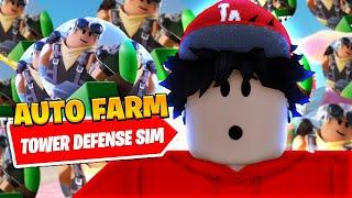 *BEST* New Tower Defense Simulator Auto Upgrade Script *Auto Farm*