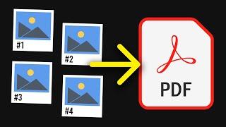 How To Convert MULTIPLE PHOTOS into One PDF in Mobile (FREE and Easy)