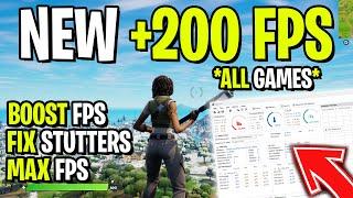 How To Boost FPS In Fortnite Chapter 3! (Low-End PC) | NEW +200 FPS METHOD