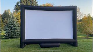 Sewinfla 24ft Inflatable Outdoor Projector Screen Review