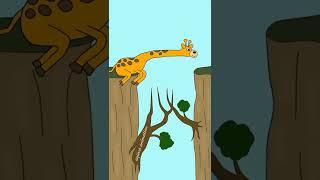 bye, my babies #animation  #giraffe #shorts #story #funnyanimation #shortsanimation