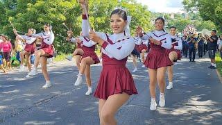 Ilobasco Latin Band, bellas Cachiporristas bailando: La Enfermera