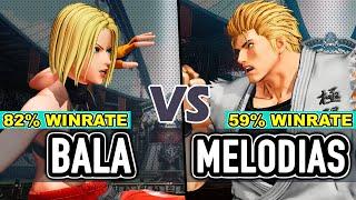 KOF XV ▰ BALA (Blue Mary/Geese/Iori) vs MELODIAS (Ryo/Geese/Ralf)