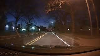 Front Dashcam Test at Night