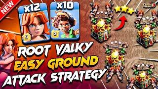 Easily 3 Star TH16 ROOT RIDER & VALKYRIE Attack Strategy (Clash Of Clans) | New Th16 Attack Strategy