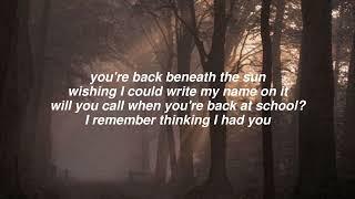 august (lyrics) - Taylor Swift