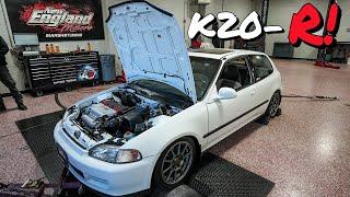 k20a Type-R All Motor Civic Si hits the dyno! Unicorn is Finished!