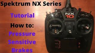 Spektrum NX Setup:Pressure Sensitive Electric Brakes (JP Hobby)