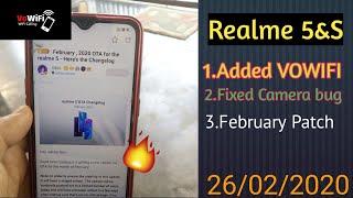 Realme 5 Software update | realme 5s software update - added voWIFI 