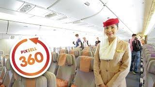 360 VIDEO: Inside the Emirates Boeing 777-300 Amazing Luxury Jet Airliner