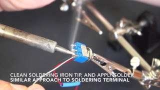 Soldering 101 - 6. Soldering a Wire to a Terminal