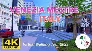 Venezia Mestre - Italy, relaxing Spring Walk, 23 April 2023 {4K}