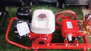 Honda GX160 Engine on heavy sprayer pump From Skylight Power