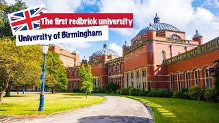 The first redbrick university - Walk Tour of the University of Birmingham [4K]