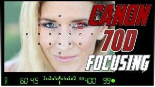 Canon 70D 80D Tutorial for Focus | How to focus with the Canon 70D 80D Training