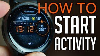 How to Start Activity on Garmin Venu 3