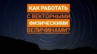 Как работать с векторными физическими величинами? | ФИЗИКА ЕГЭ ОГЭ