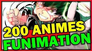 200+ Animes na Funimation Brasil em Dezembro