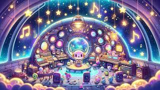 Cosmic Chibi Groove: Music Channel with Lofi Tunes in a Transformed Classic Spaceship