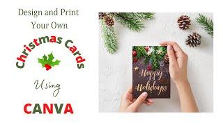Create Your Own Christmas Cards Using Canva