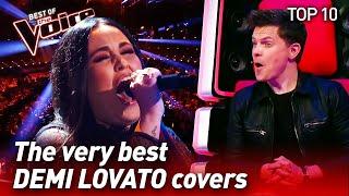 TOP 10 | BEST DEMI LOVATO covers in The Voice