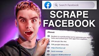 Scrape Facebook Without Code For Free | Pages, Groups, Marketplace...
