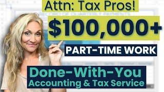 Done-WITH-You Accounting & Tax Service - A Better Way to Help Business Owners with their Finances!