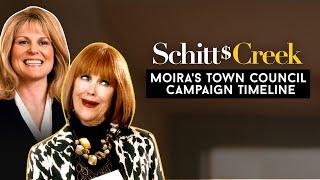 Moira’s Town Council Campaign Timeline - Schitt’s Creek