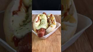 Cheese HotDog  ASMR #quickrecipe #sandwich #toast