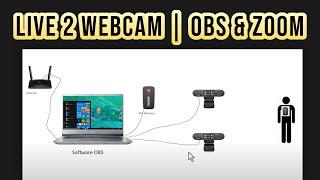 Cara Live Streaming 2 Webcam Multicamera Dengan OBS dan Zoom Meeting - Live Multicamera Murah Meriah