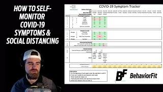 How to Self-Monitor COVID-19 Symptoms and Social Distancing | BehaviorFit Tutorial