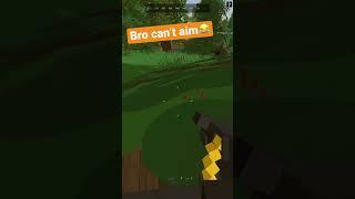 Bro REALLY COUDLNT HIT HIS SHOT ( unturned ) #shorts #unturned