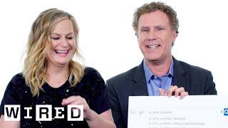 Will Ferrell & Amy Poehler Answer the Web's Most Searched Questions | WIRED