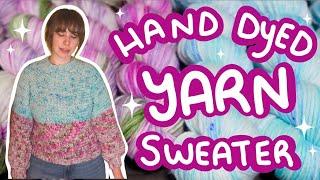 Crocheting a Sweater with Yarn from my Favourite Yarn Store!