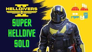 Helldivers 2: Super Helldive Solo Full Clear Vs Bugs (No Deaths)