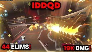 POTG! 44 ELIMS! DPS ILLARI IDDQD GAMEPLAY OVERWATCH 2 SEASON 11