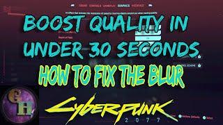 HOW TO FIX CYBERPUNK 2077 BLUR FOR XBOX 1 / PS4 (BOOST GRAPHICS QUALITY)