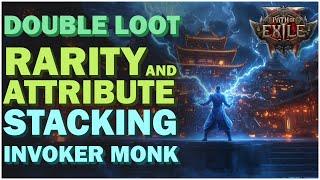 Path Of Exile 2 - Rarity and Attribute Stacking Pillar Of The Caged God Monk - More Loot and Damage!