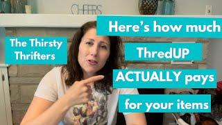 Selling With ThredUP:  What I Sent to ThredUP and How Much My Payouts Were in 2022