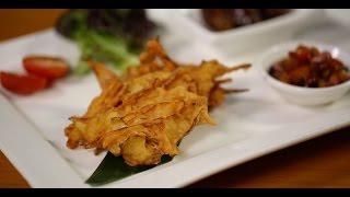 Bakwan Udang (Shrimp and Vegetable Fritters) with Colo-Colo Sauce