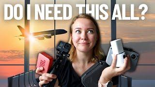 Packing my Tech & Camera Gear for Long Term Travel (What's in my tech pouch for travel)